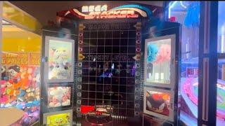 Playing a Giant Mega Stacker at the Arcade!