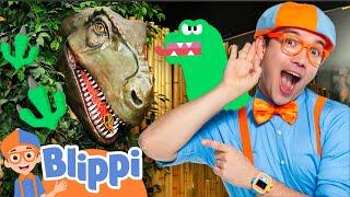 Blippi Hears A Dinosaur - Blippi | Educational Videos for Kids