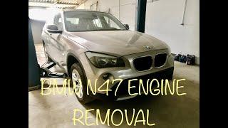 Demontare motor BMW N47 Engine Removal