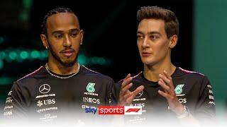 George Russell, Lewis Hamilton & Mick Schumacher REACT to the W14! 