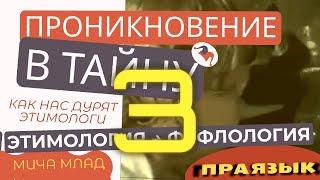 ЭТИМОЛОГИЯ - ФУФЛОЛОГИЯ. Как нас ДУРЯТ [3]. Этимология слов - праязык