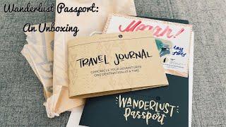 Wanderlust Travel Passport - Unboxing - Bobo Design Studio