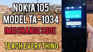 Nokia 105 TA -1034 imei change code Nokia China 105 imei repair code