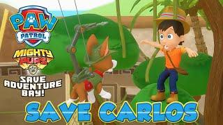 PAW Patrol Mighty Pups Save Adventure Bay - SAVE CARLOS 100% Completion Gameplay