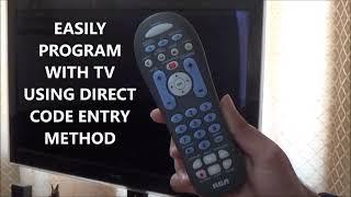 Easily Program RCA Remote CRCR314WE with TV