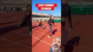 Great running technique