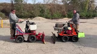 z plow vs snowrator vs ventrac ssv! commercial sidewalk snow removal equipment head to head!