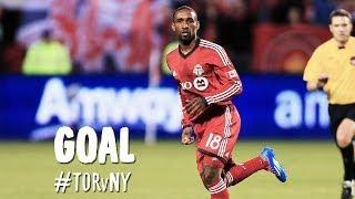 GOAL: Jermain Defoe sends a rocket into the upper corner | Toronto FC vs New York Red Bulls