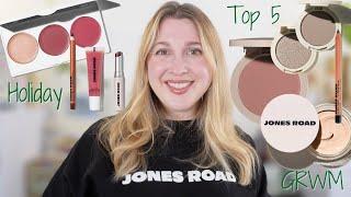 JONES ROAD | Holiday Sets + GRWM + Top 5 Favorites