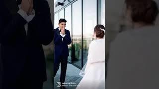 Rooftop DC Wedding First Look DC Wedding Photographer Omar & Company