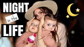 A Night in the Life w/ Triplets & Toddler | Triplet Babies are AMAZED by Insane Fireworks