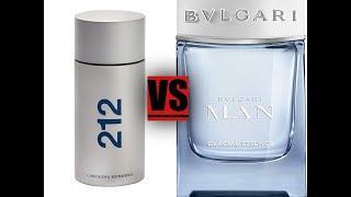 Carolina Herrera 212 Men Vs Bvlgari Glacial Essence (Faceoff)