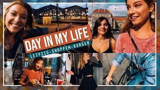 A DAY IN MY LIFE - Vlog (Leipzig, Burger essen, Shoppen) // JustSayEleanor 