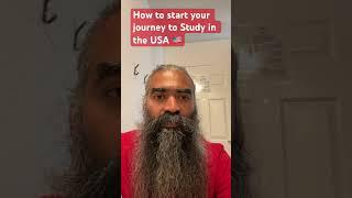 How to begin journey study in USA ? #vlog #india #travel #america #motivation #challenge #study