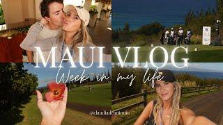 MAUI VLOG | amazing views, trying out new camera, new golf equipment.