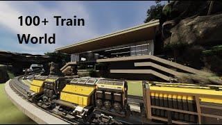 OVER 100 TRAINS! Satisfactory pt1