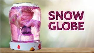 Easy Mason Jar Crafts | Diy Snow Globe | Reuse Idea With An Empty Jar