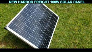 UPDATE what can it run?  New Harbor Freight 100 Watt Monocrystalline Solar Panel Item # 57325