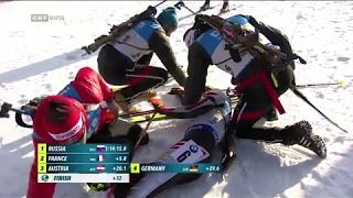 BIATHLON WM Hochfilzen 2017: ÖSTERREICH BRONZE  - ZIELEINLAUF  |