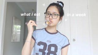 what i eat in a week back home (korean food + my mom's cooking)