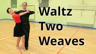 Waltz - Weave from Promenade Position and Weave in Waltz time | Dance Routine