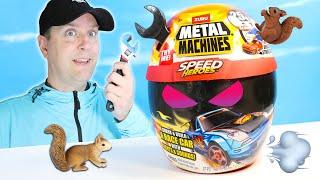 Zuru Metal Machines Speed Heroes Helmet Race Car Model Builds Review