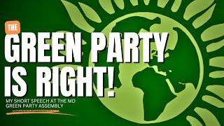 Jared Ball @ The Green Party Maryland Assembly 2025