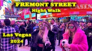 LAS VEGAS 2024 Last Nostalgic Saturday Night of the Year on FREMONT STREET