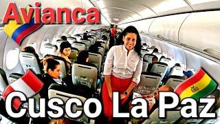 Avianca Cusco  ️  La Paz Aeropuerto El Alto 4100m A mayor elevación en el mundo Lago Titicaca