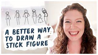 Is there a better way to draw a stick figure?