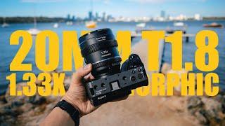 SIRUI 20mm T1.8 Anamorphic Auto Focus 10Bit 4K Video Test (Shot on Sony FX30)