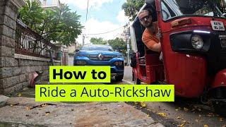 How to drive a Auto-Rickshaw - Tutorial in English