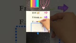 Tag your Best Friend  #shorts #bestfriend #bff #artist #art #creative #drawing #draw