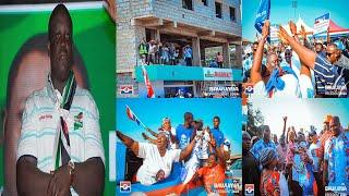 NDC Sam George Confuse As His Ningo Prampram Massively Welcome Bawumia, Ken & NPP In A Grand Style…