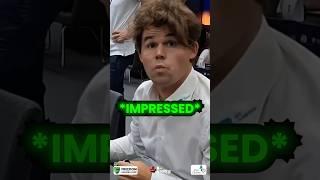 15 year old SHOCKS Magnus Carlsen!  #magnuscarlsen #chess