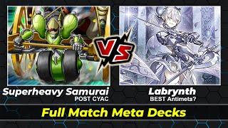 Superheavy Samurai vs Labrynth | High Rated Dueling Book DB Grinder Yugioh Decks 2023