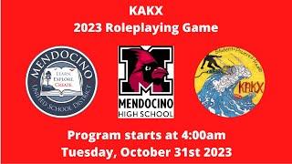 Mendocino High School - Halloween Tabletop Roleplaying Game