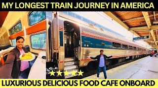 27 Hours in LONGEST Amtrak Silver Star Train Journey NYC to Orlando | $200 Economy Class FOOD REVIEW