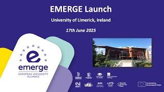 EMERGE European University Alliance - Launch Event