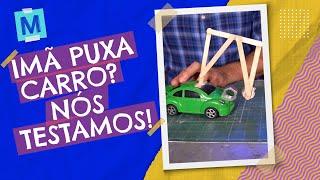 ÍMÃ puxa CARRO? Nós testamos! #Shorts