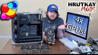 2019 Mac Pro 4X GPUs!: Building A Folding@Home Rig For $86