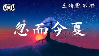 忽而今夏 (Live) - 王靖雯不胖 【可是你还记得吗 那年盛夏】（动感歌词/pīn yīn gē cí）