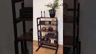 Turning rack into dining table  #diningtables #diningroomdecor