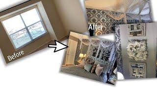 How to: Extreme Small Apartment Bedroom Makeover| Affordable Transformation