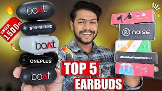 Top 5 Best Earbuds Under 1500 Rs - Best TWS Under 1500 Rs for 2024!