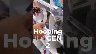 Using the HoopTech Gen 2 for cap embroidery!