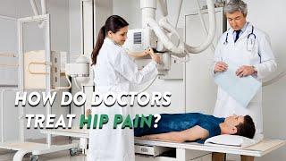How do doctors treat hip pain?
