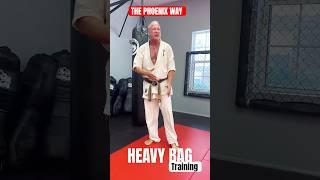 Kyokushin Karate Heavy Bag Training with Shihan Anthony Codispoti of The Phoenix Way Dojo #karate
