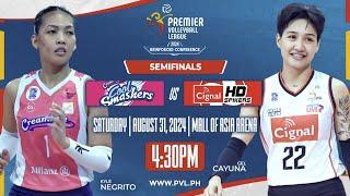 CREAMLINE vs. CIGNAL - Full Match | Semifinals | 2024 PVL Reinforced Conference