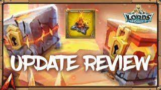 New Update Review! Gear Upgrade with Blazing Ember! Lords Mobile
